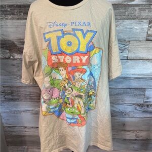 NWT Disney Pixar Toy Story Graphic Tee - Tan